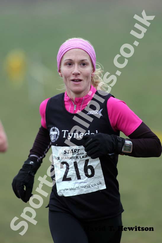 No 216, Senior Womens, North East Harrier League, Wrekerton, Gateshead.